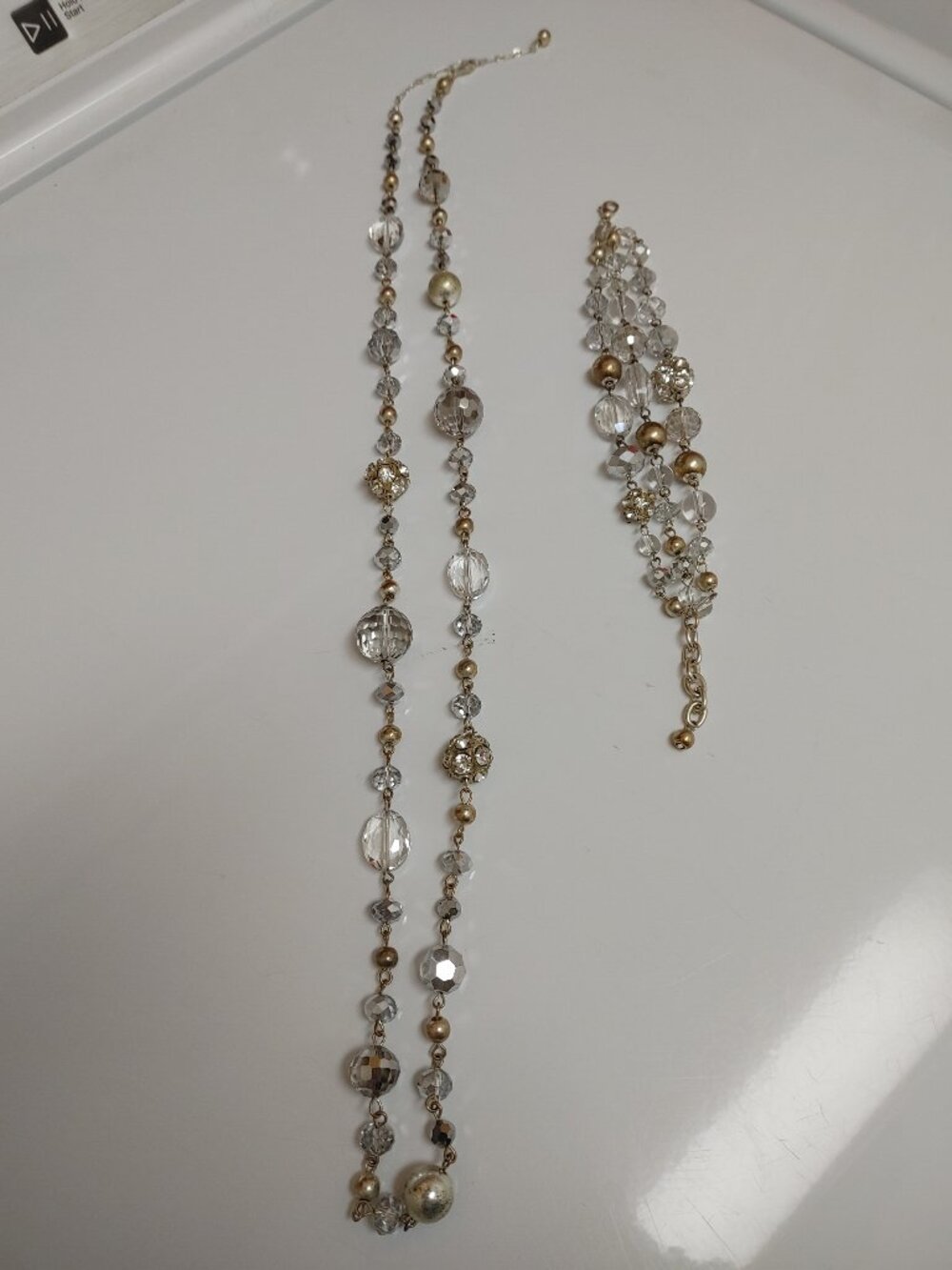 rystal & rhinestone necklace combo